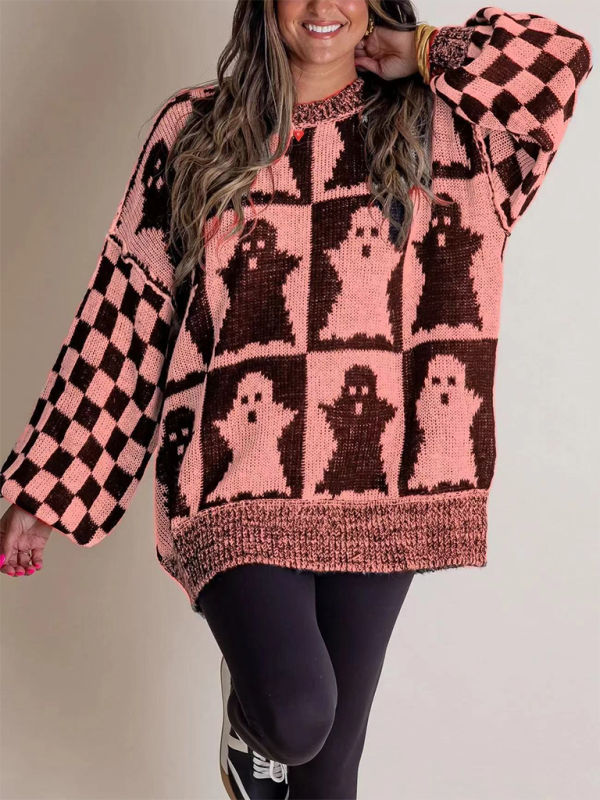 Cozy Halloween crew neck sweater