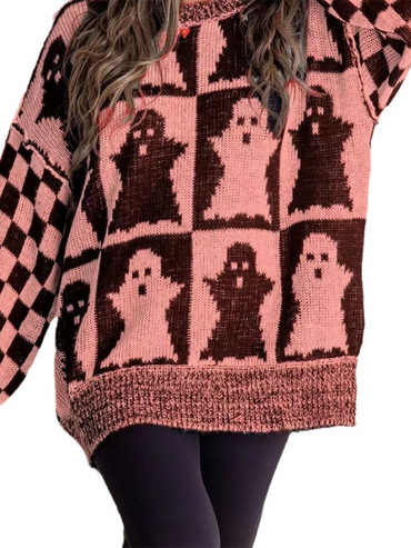 Cozy Halloween crew neck sweater