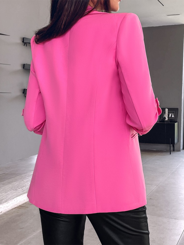 Stylish Blazer With Sleeves And Buttons for Women