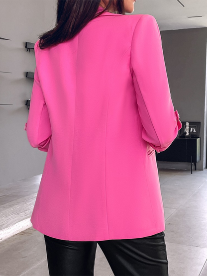 Stylish Blazer With Sleeves And Buttons for Women