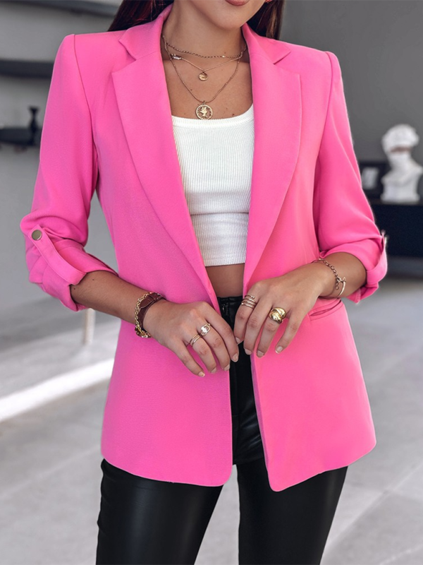 Stylish Blazer With Sleeves And Buttons for Women