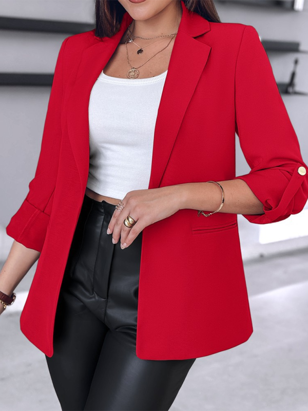 Stylish Blazer With Sleeves And Buttons for Women