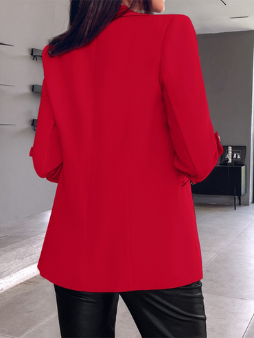 Stylish Blazer With Sleeves And Buttons for Women