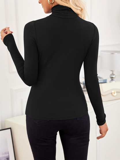 New high neck long sleeve bottoming shirt