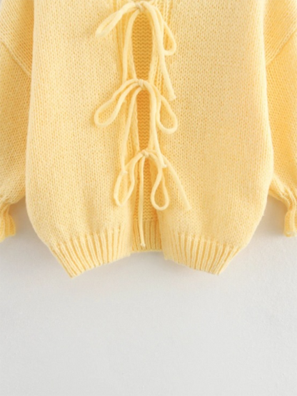 Yellow knit sweater vest, lightweight