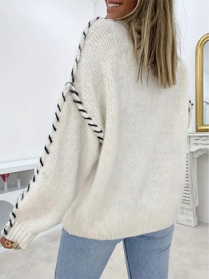 Chic Women's Knitted Pullover