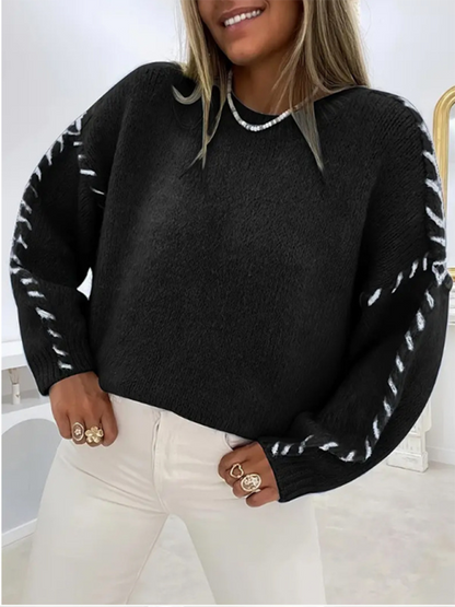 Chic Women's Knitted Pullover