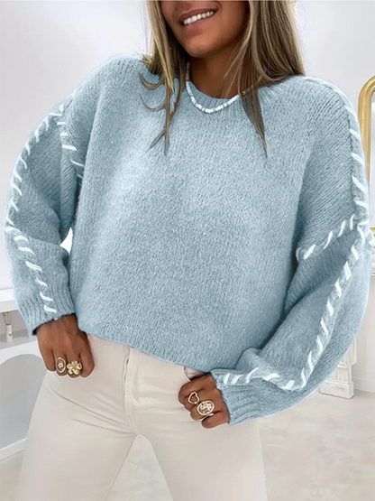 Chic Women's Knitted Pullover