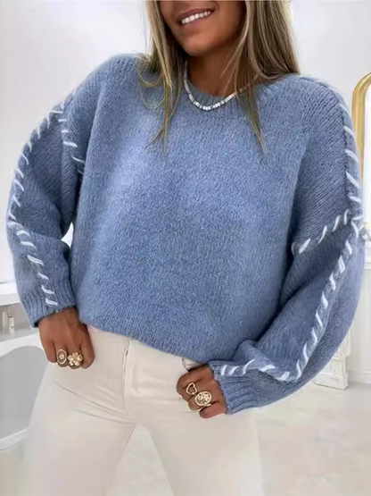 Chic Women's Knitted Pullover