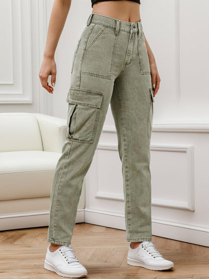 Women's Versatile Utility Cargo Trousers