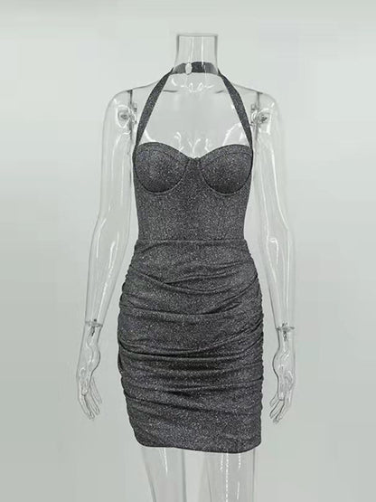 Elegant Ladies' Party Dress with Sexy Design