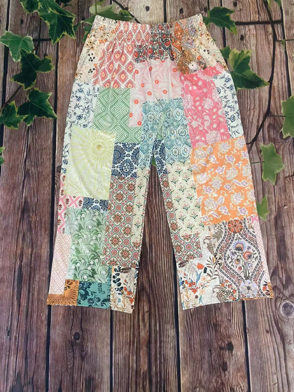 Trendy Printed Wide-Leg Casual Pants for Every Season