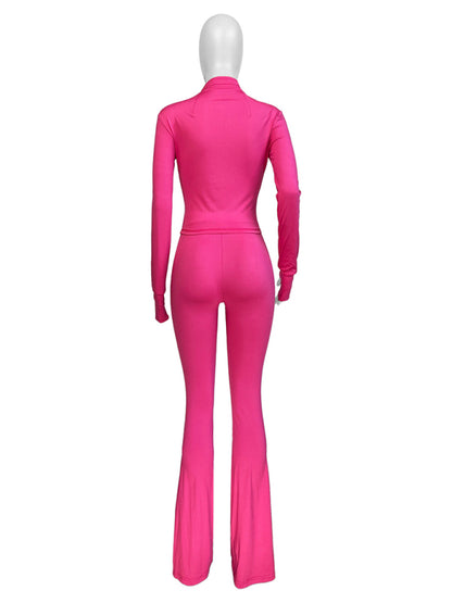 Sportswear for Women Sexy Tight-Fitting Long-Sleeved Suit