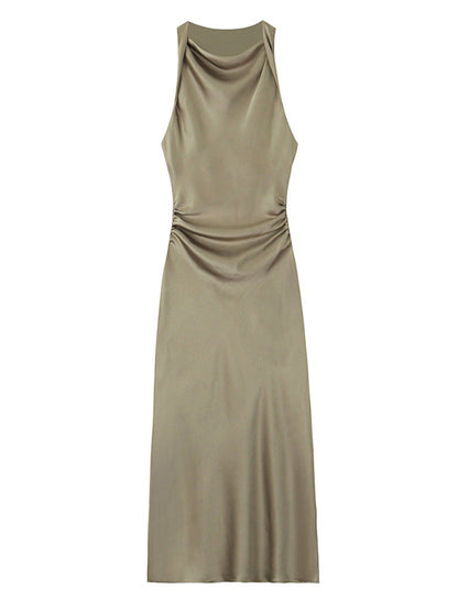 Women's Fashion Elegant Slim Midi Dress for Stylish Women