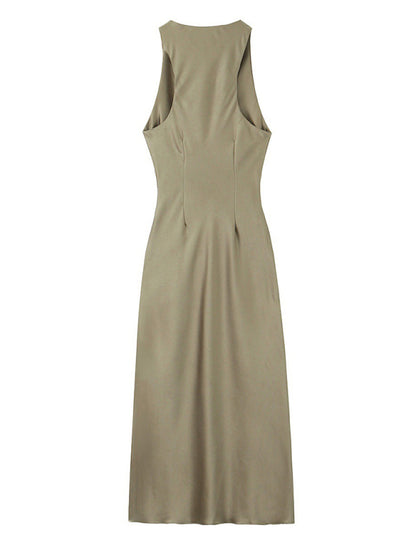 Women's Fashion Elegant Slim Midi Dress for Stylish Women