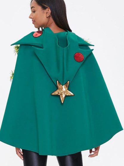 Hooded Christmas Tree Cape