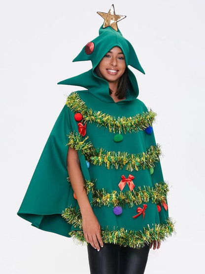 Hooded Christmas Tree Cape