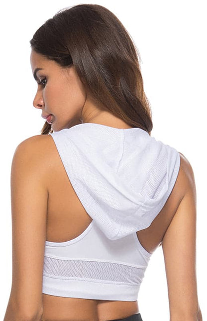 Women's Quick-Dry Hooded Yoga Vest