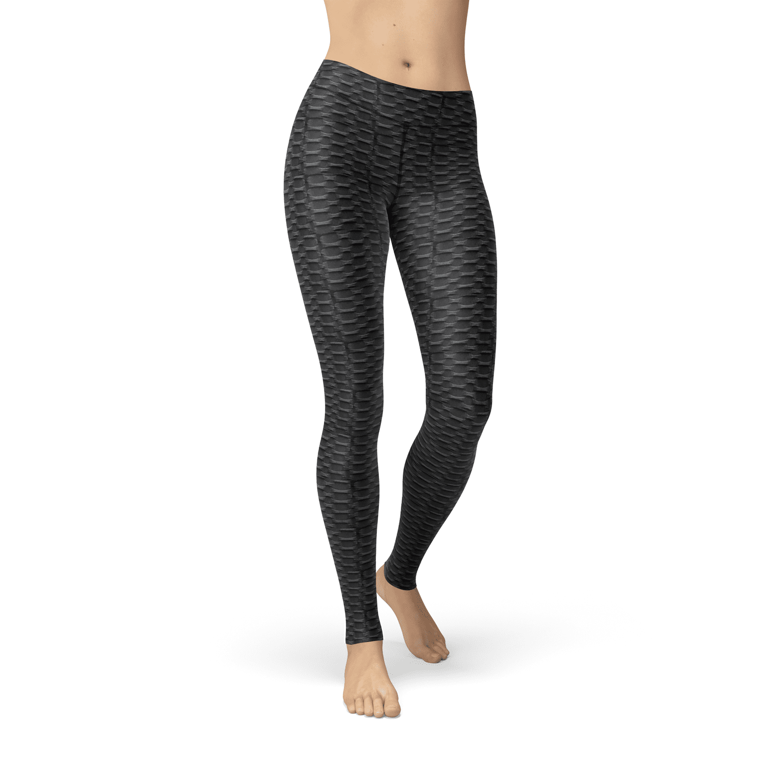 Gym Black Scrunch Tik Tok Booty Leggings with Pockets MM