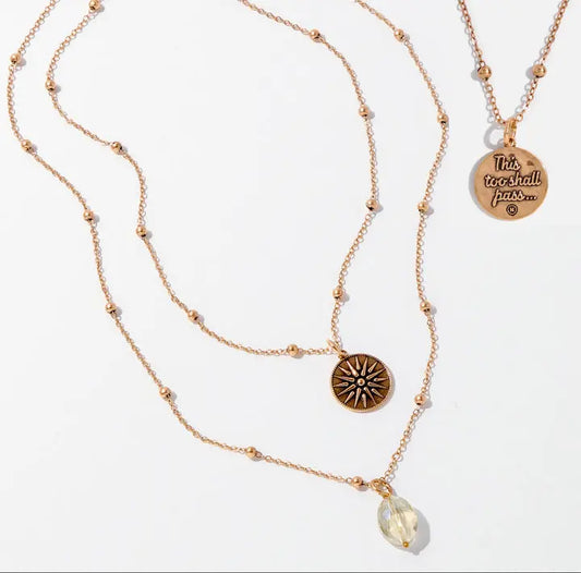 This Too Shall Pass Star Dainty Necklace Katia Designs