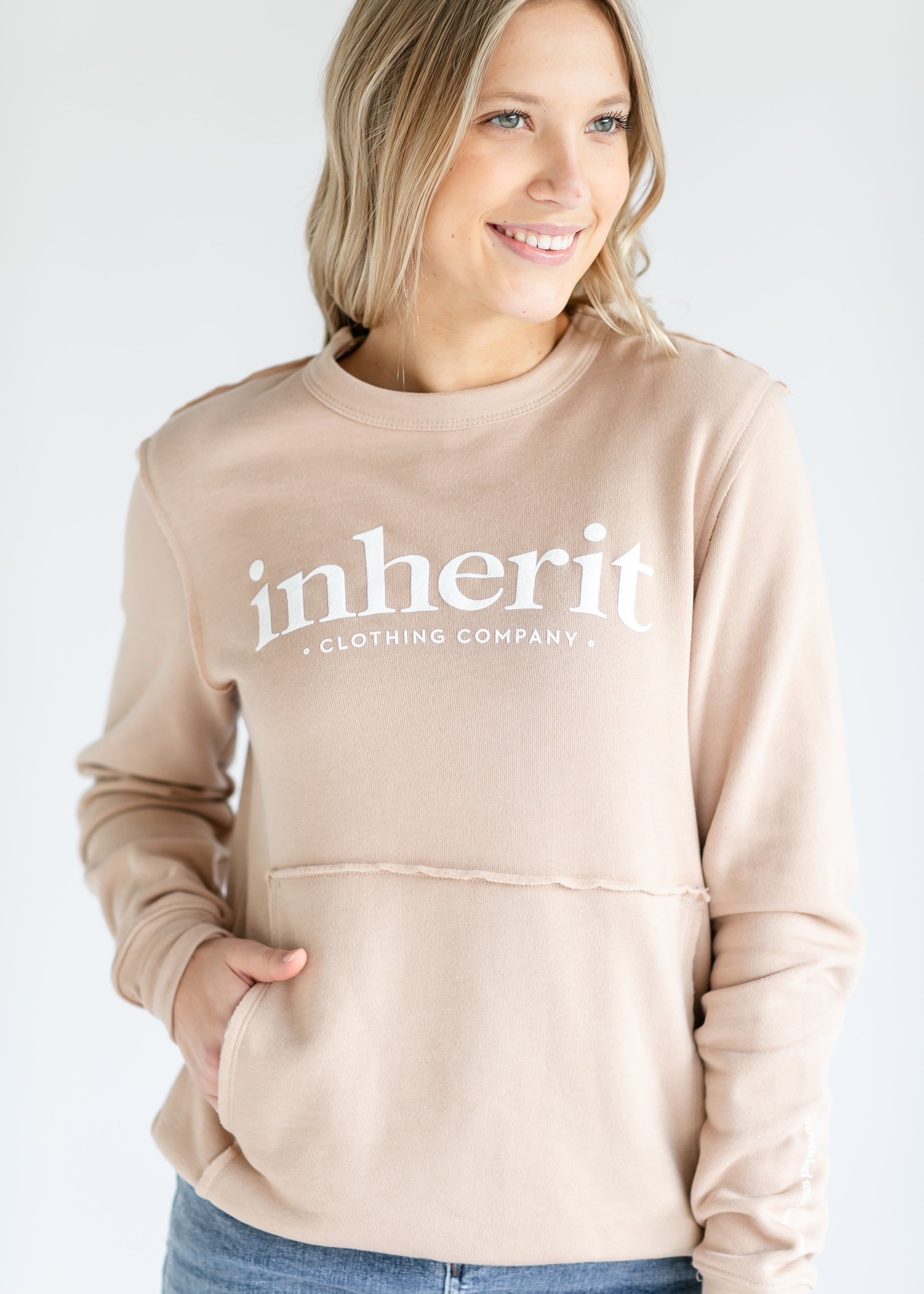 Inherit Raw Edge Crewneck Sweatshirt Inherit Co.
