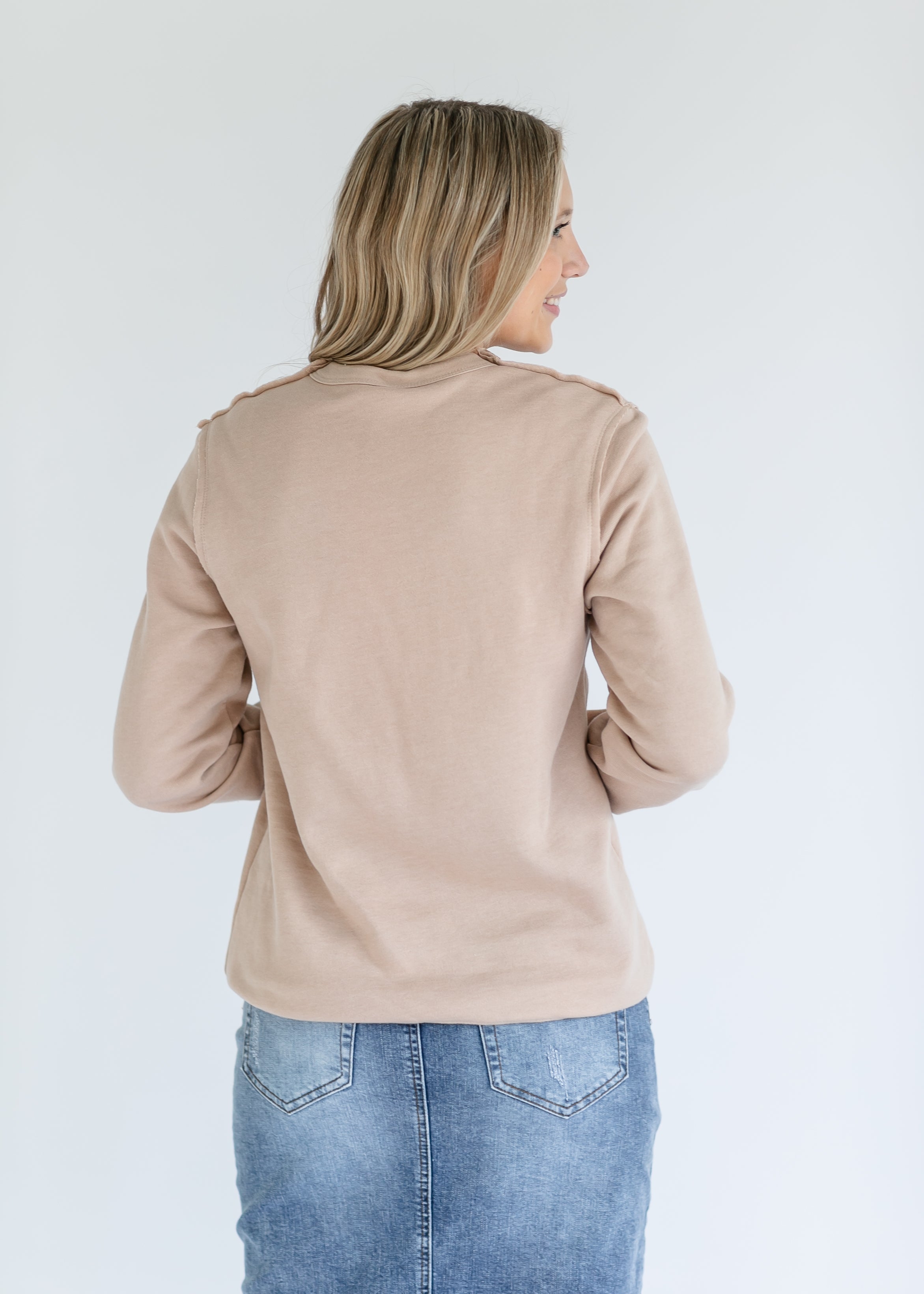 Inherit Raw Edge Crewneck Sweatshirt Inherit Co.