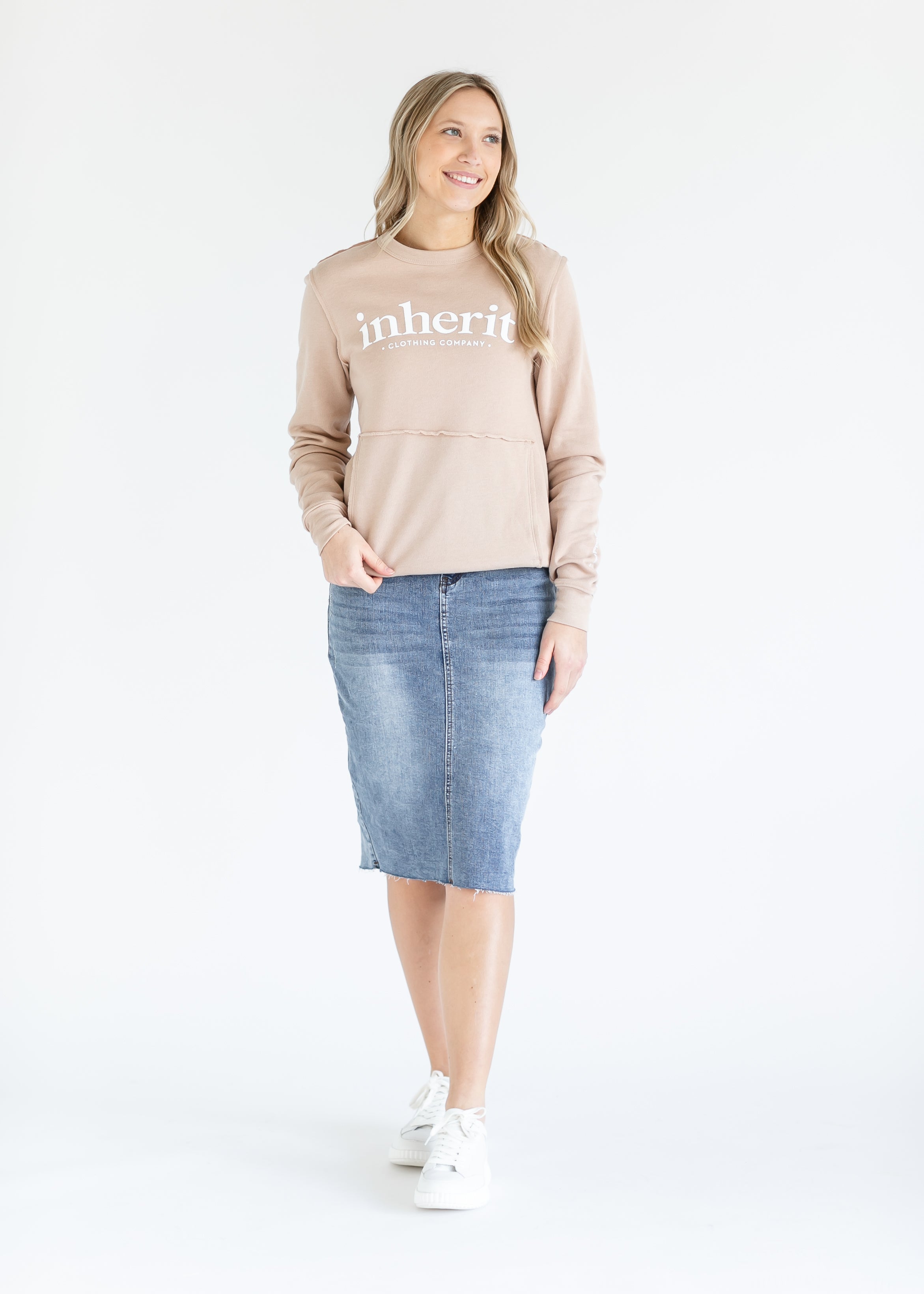 Inherit Raw Edge Crewneck Sweatshirt Inherit Co.