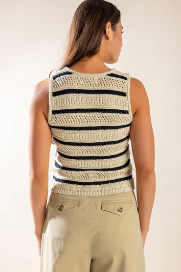 INTO THE NATURAL SWEATER KNIT VEST - Love Salve