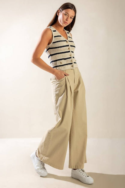 INTO THE NATURAL SWEATER KNIT VEST - Love Salve