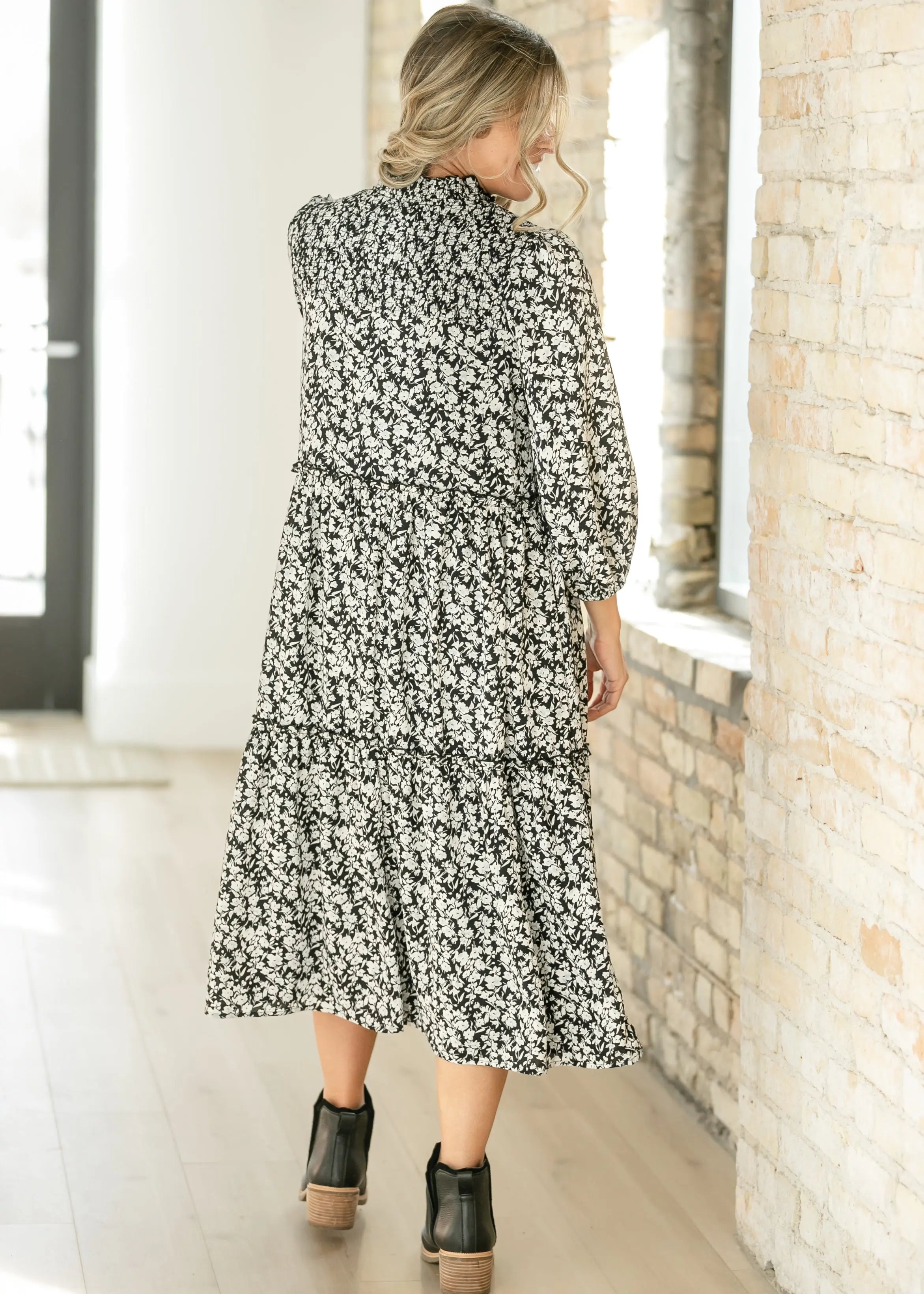 Isla 3/4 Sleeve Midi Dress Inherit Co.