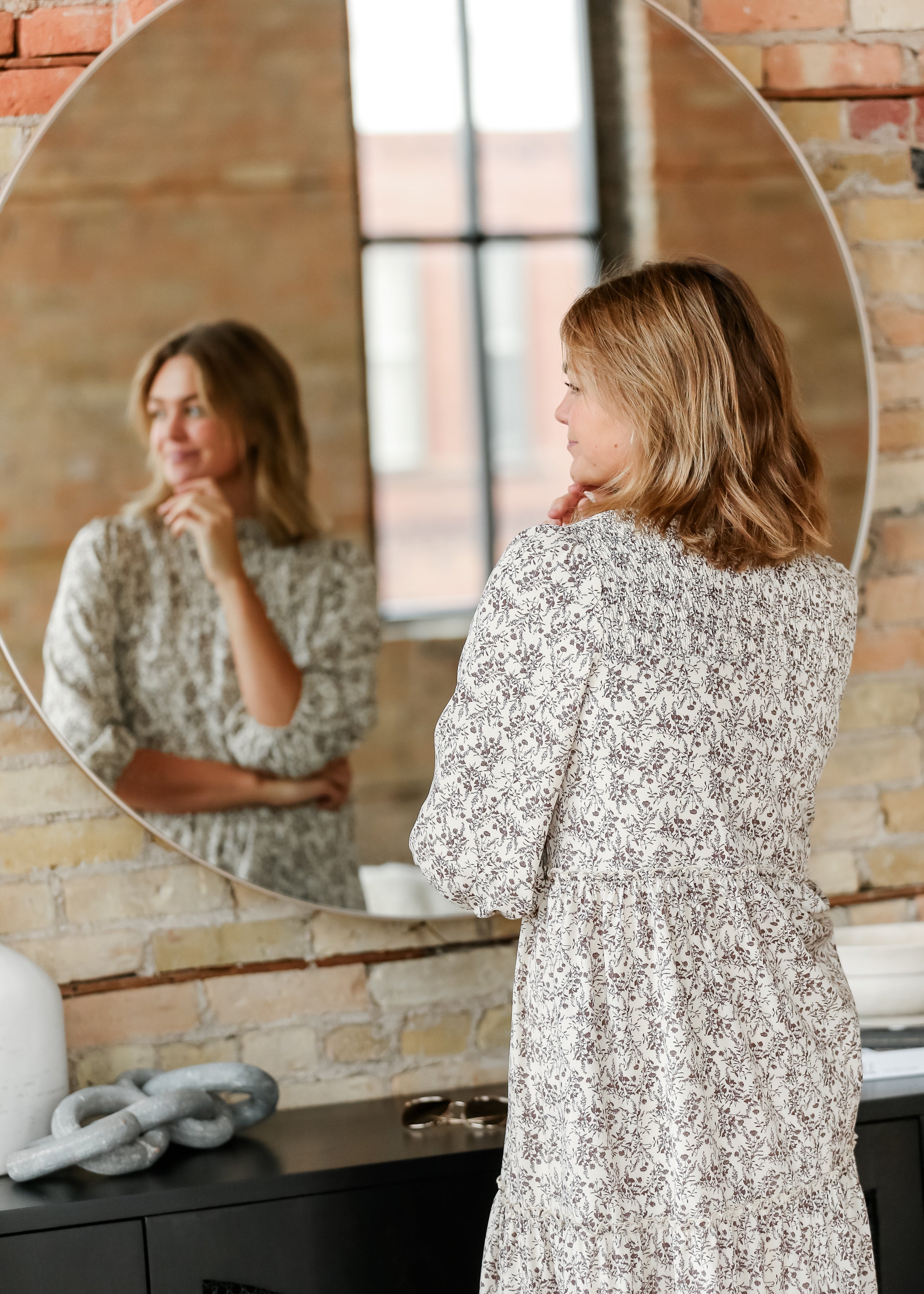 Isla 3/4 Sleeve Midi Dress Inherit Co.