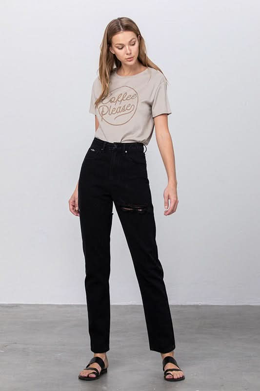 JADON RIPPED MOM JEANS - Love Salve 