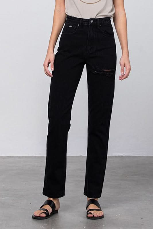 JADON RIPPED MOM JEANS - Love Salve 