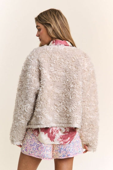 J.NNA Mixed Fabric Chic Jacket - Love Salve