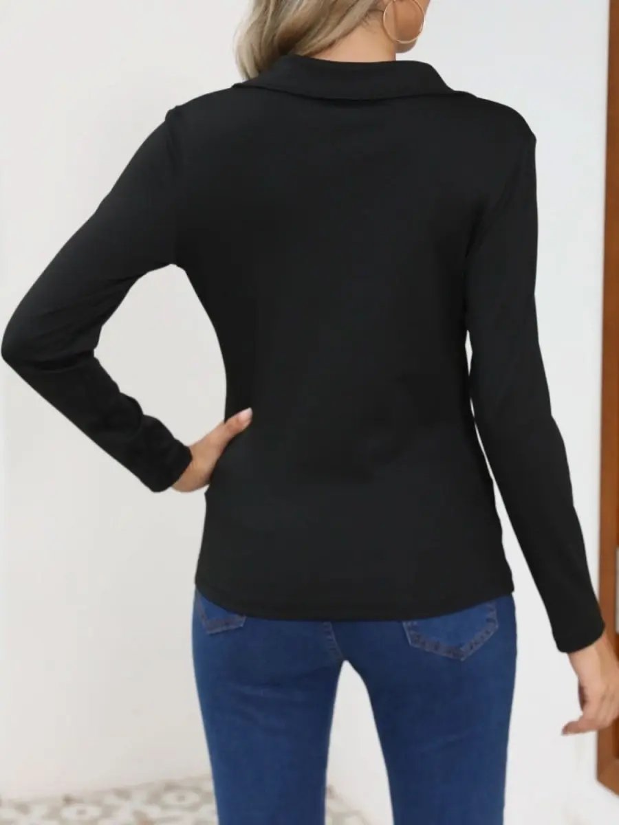 Johnny Collar Long Sleeve T-Shirt - Love Salve 