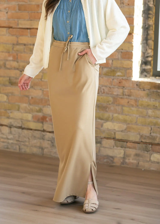 Jordan Knit Maxi Skirt Inherit Co.