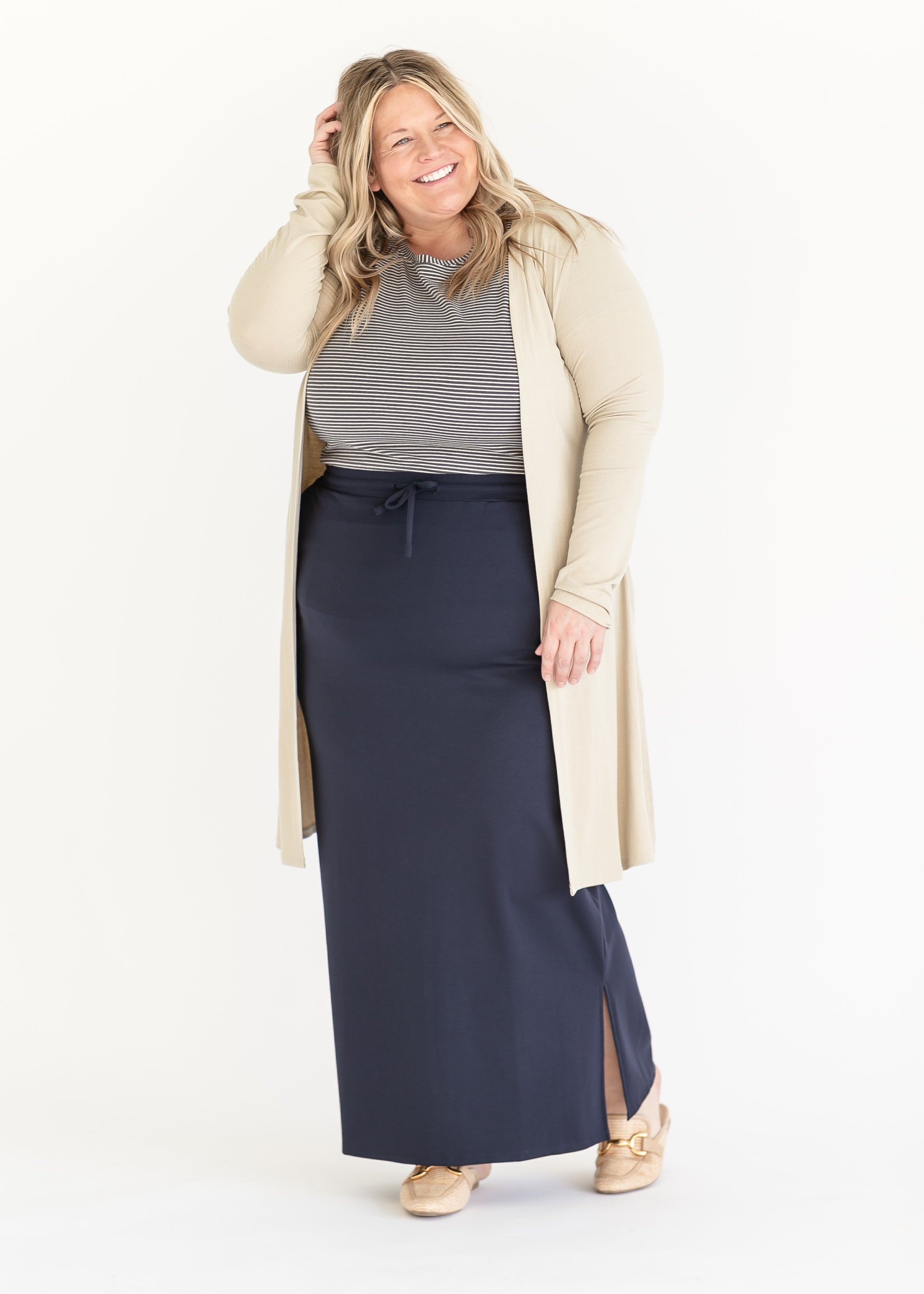 Jordan Knit Maxi Skirt Inherit Co.