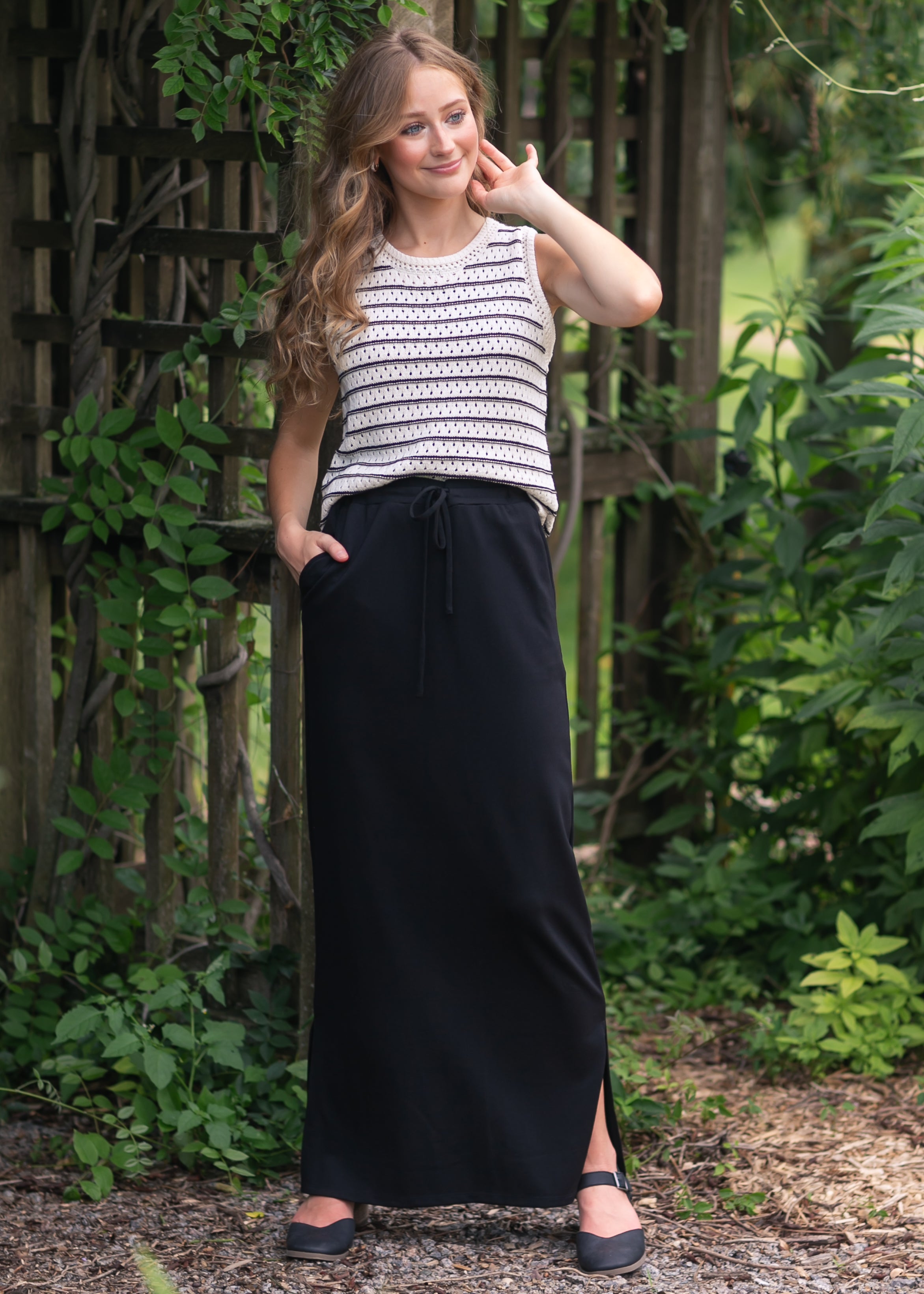 Jordan Knit Maxi Skirt Inherit Co.