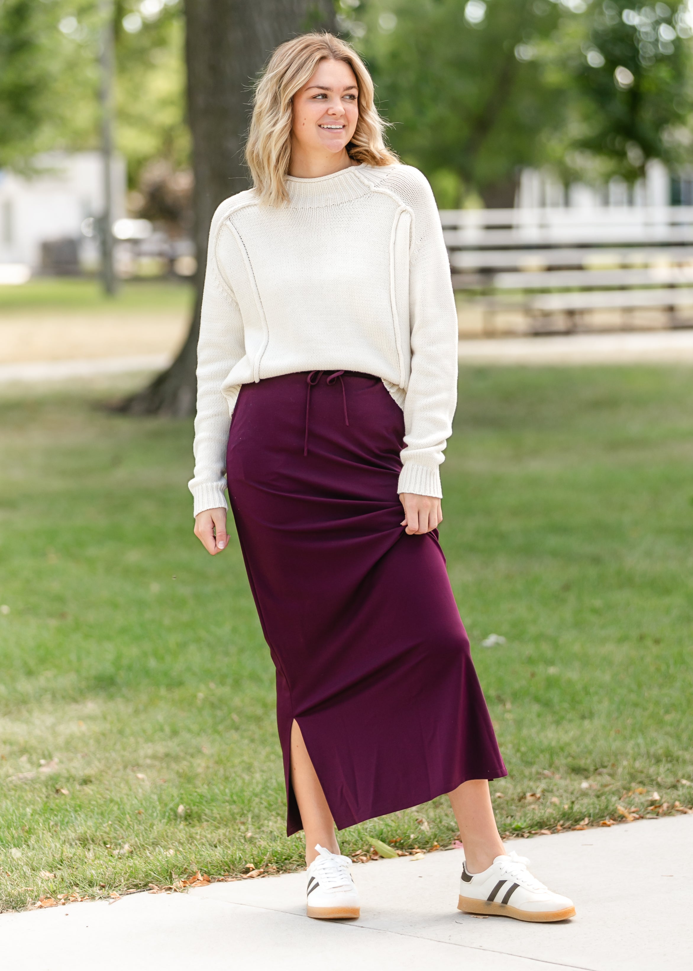 Jordan Knit Maxi Skirt Inherit Co.