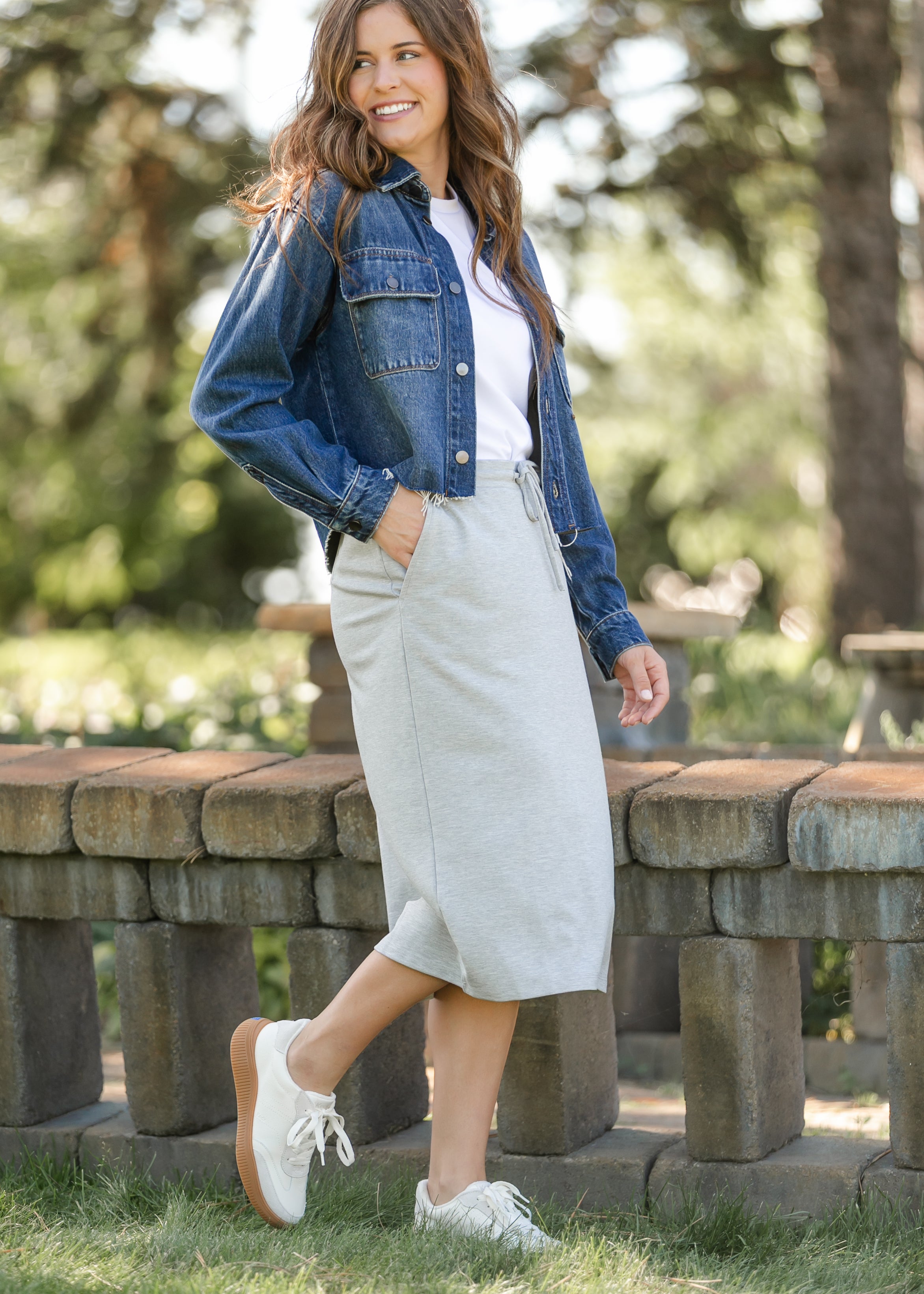 Jordan Knit Midi Skirt Inherit Co.