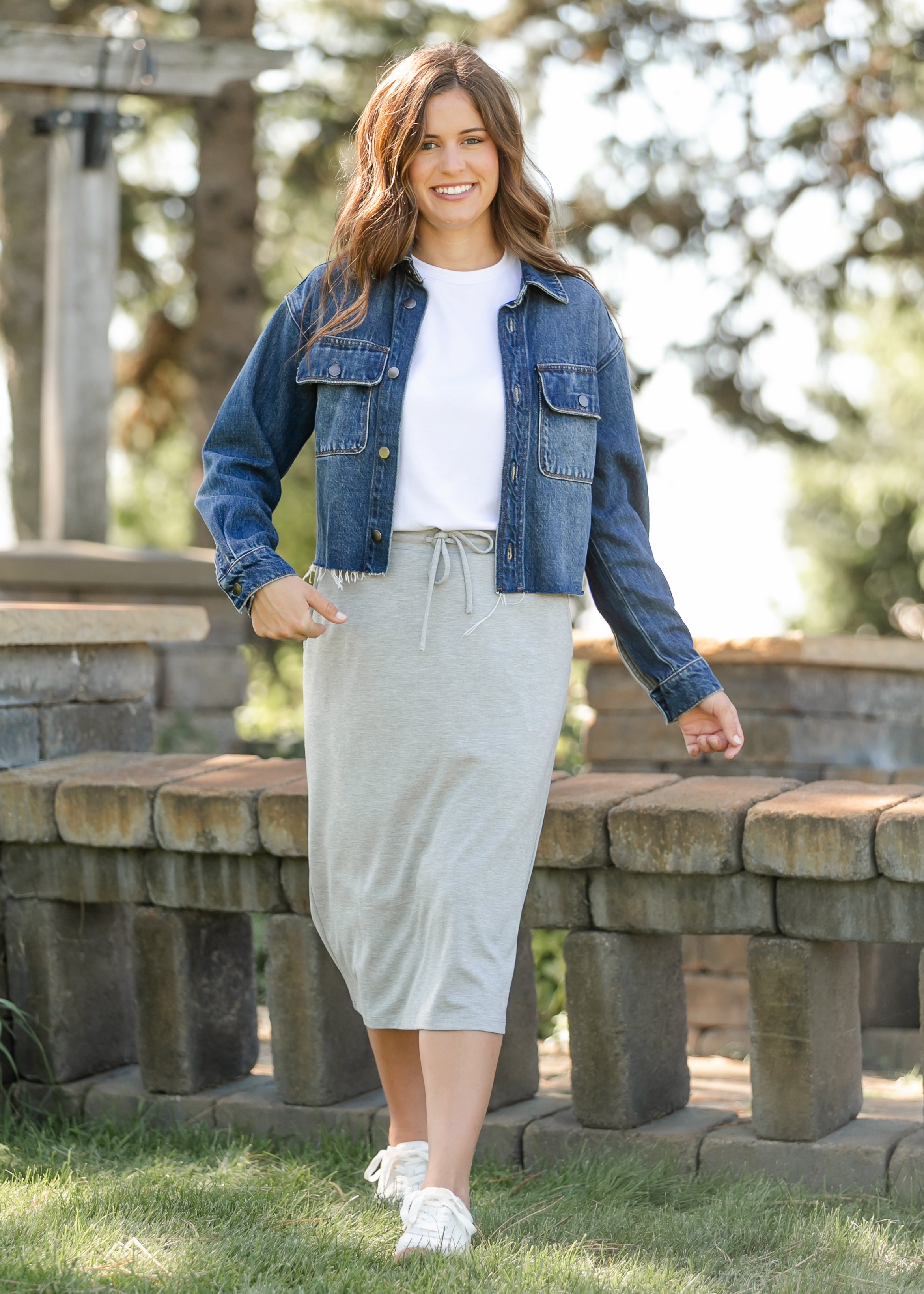 Jordan Knit Midi Skirt Inherit Co.