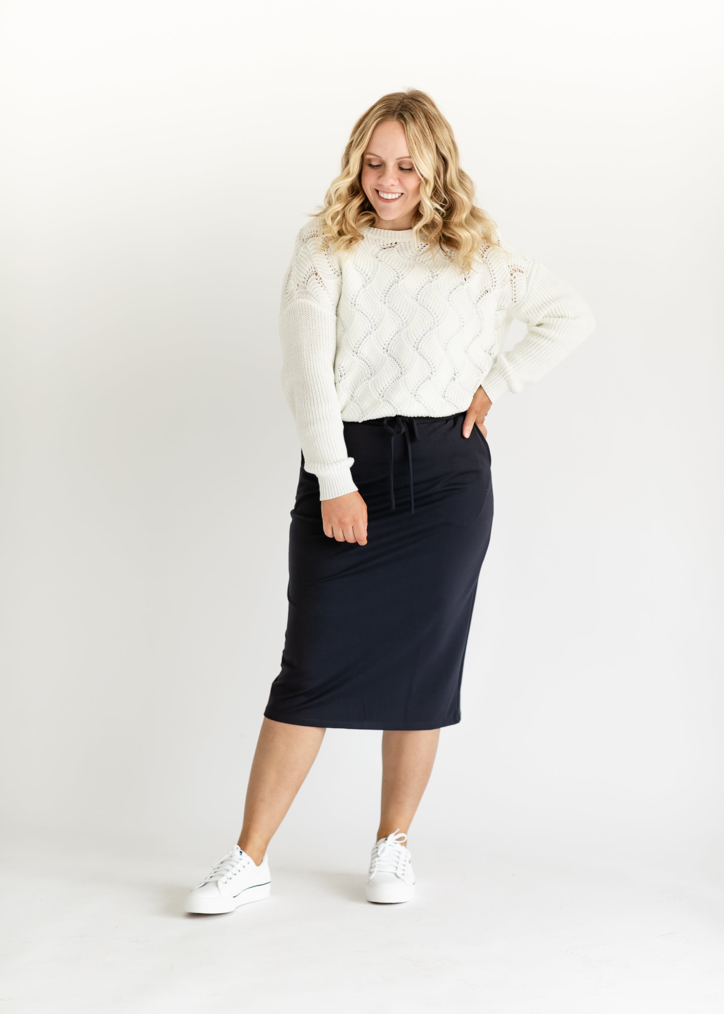 Jordan Knit Midi Skirt Inherit Co.