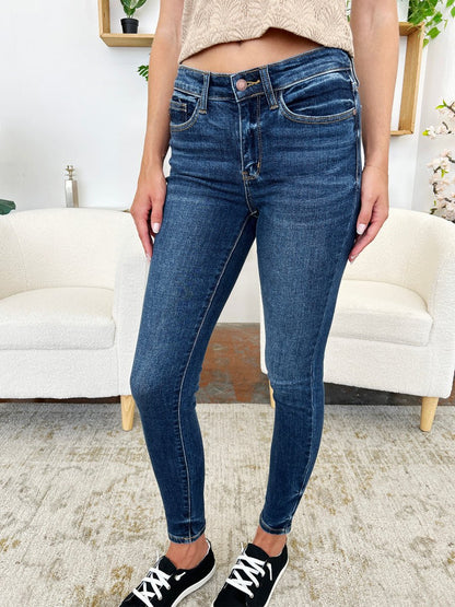 Judy Blue Full Size Classic Handsand Skinny Jeans for Women - Love Salve 