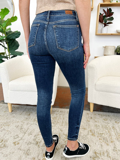 Judy Blue Full Size Classic Handsand Skinny Jeans for Women - Love Salve 