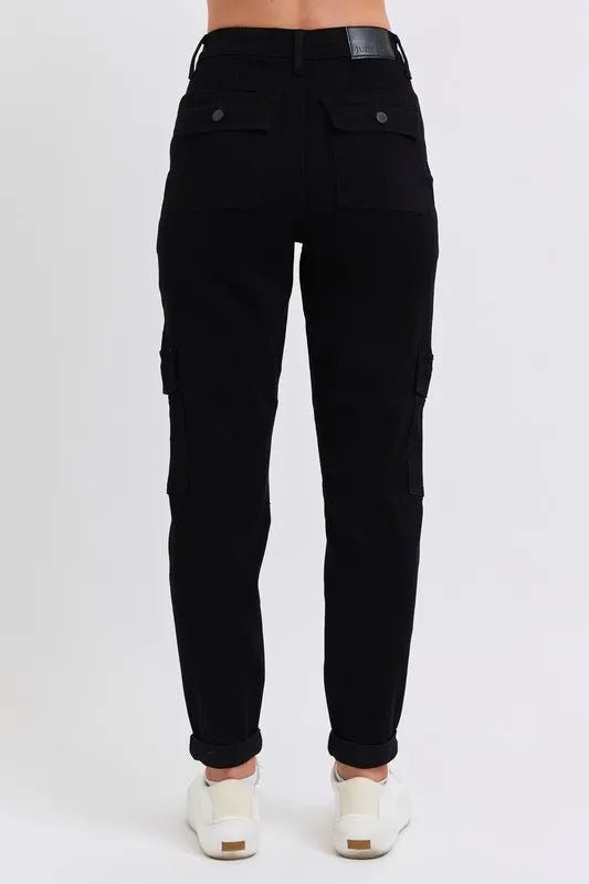 Judy Blue Full Size High Waist Cargo Cuffed Jogger Plus Size - Love Salve