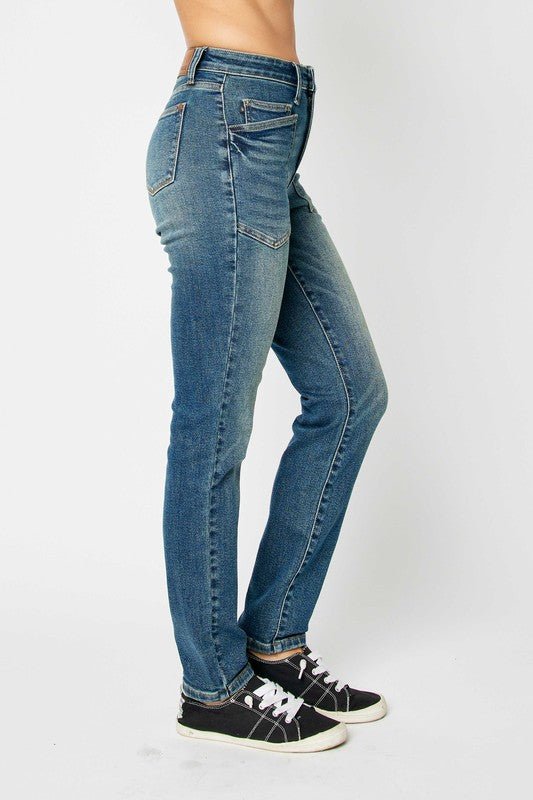 Judy Blue Full Size High Waist Skinny Jeans for Women - Love Salve 
