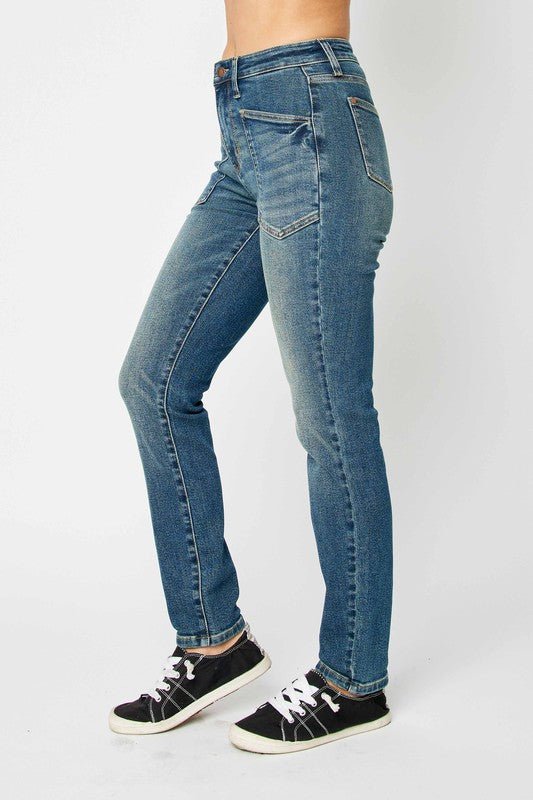 Judy Blue Full Size High Waist Skinny Jeans for Women - Love Salve 