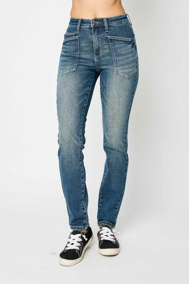 Judy Blue Full Size High Waist Skinny Jeans for Women - Love Salve 