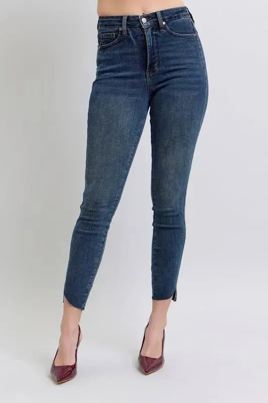 Judy Blue Full Size High Waist Tummy Control Skinny Jeans - Love Salve 