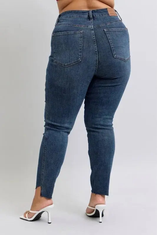 Judy Blue Full Size High Waist Tummy Control Skinny Jeans - Love Salve 